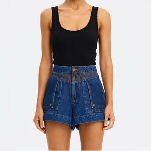 KIVARI // Celene denim shorts 4